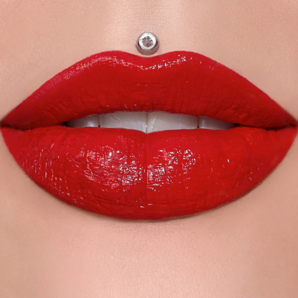 Classic Red Lipstick - High-Shine Red Lip Color